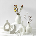 Matte Ceramic Vase — Nordic Minimalist Sculpture.