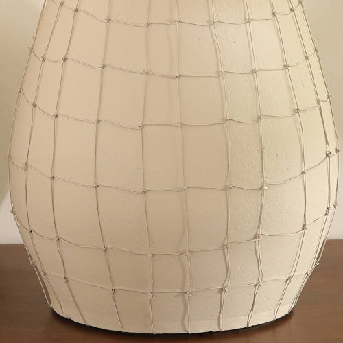 Leianna Terracotta Vase — Handmade Wireframe Sculpture