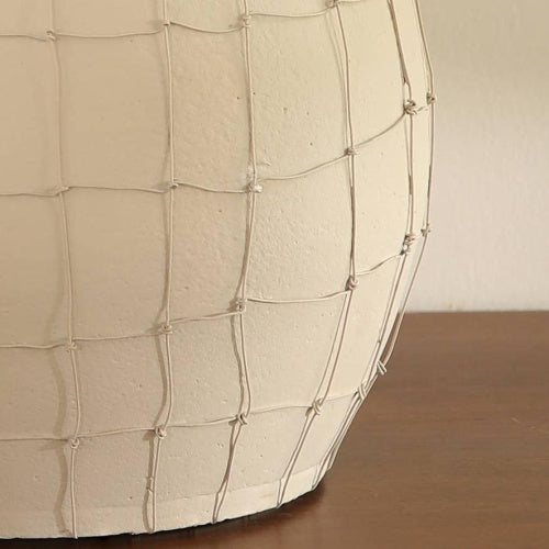 Leianna Terracotta Vase — Handmade Wireframe Sculpture